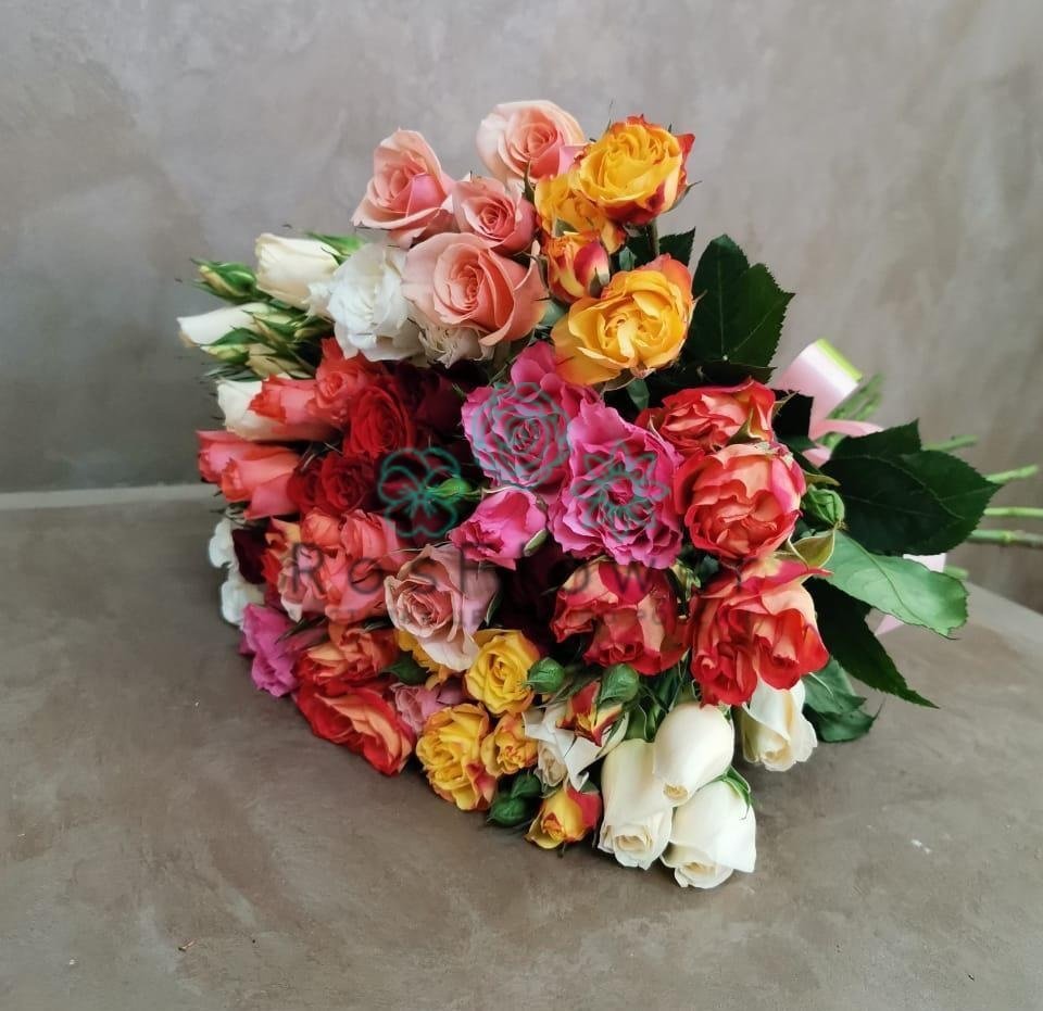 Букет цветов из: Розы в Верхнекундрюческой