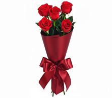 Букет 5 Красных роз Эдлесс Лав в Верхнекундрюческой