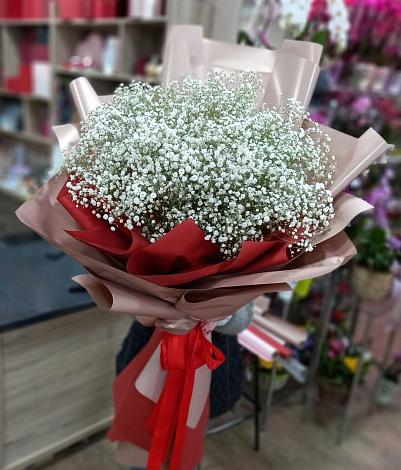 Букет цветов из: Гипсофила в Верхнекундрюческой
