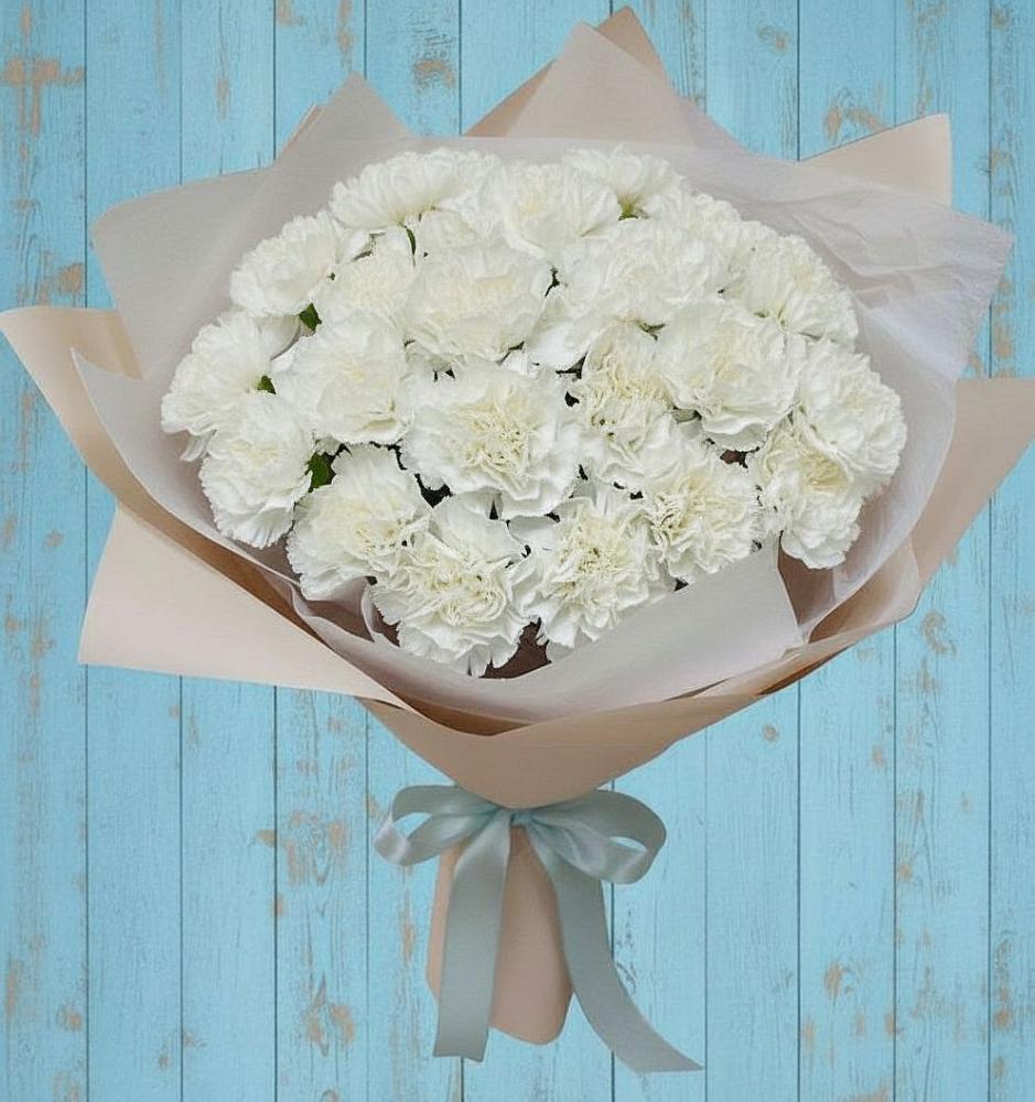 Букет цветов из: Гвоздики в Верхнекундрюческой