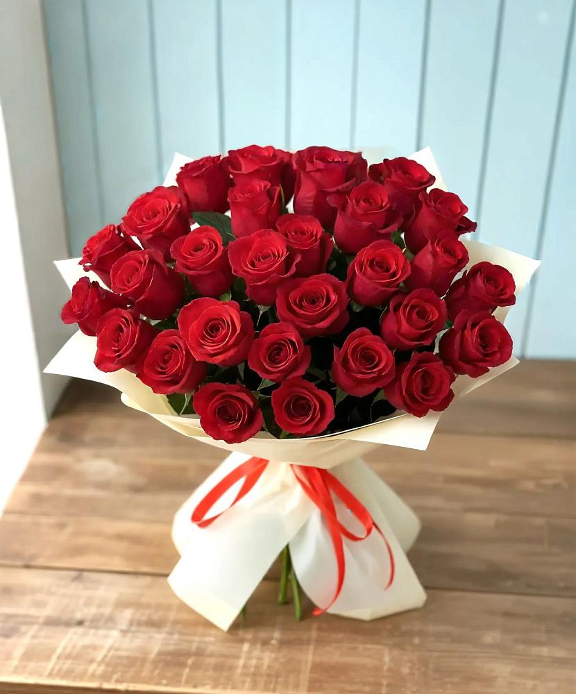 Букет 29 Красных роз в Верхнекундрюческой