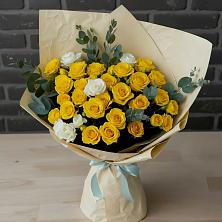 Букет цветов из:  Розы в Верхнекундрюческой