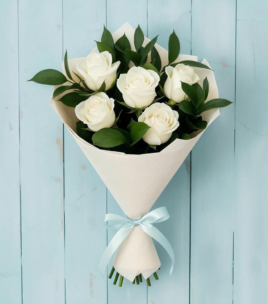 Букет цветов из: Розы в Верхнекундрюческой