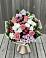 Букет цветов из: Альстромерии, Гвоздики, Розы и Хризантемы в Верхнекундрюческой