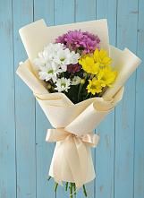 Букет цветов из:  Хризантемы в Верхнекундрюческой