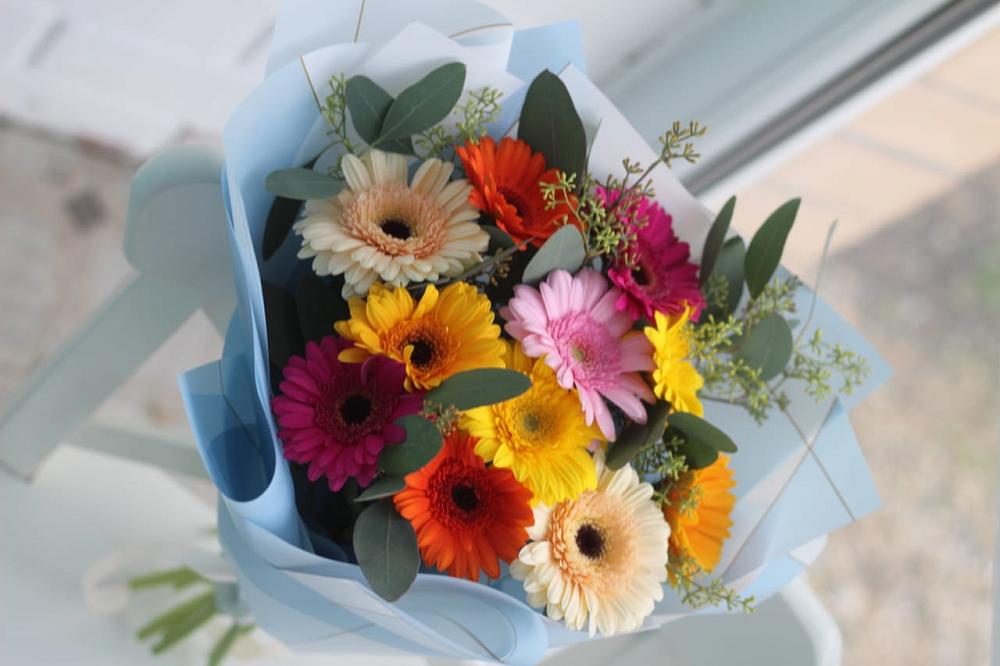 Букет цветов из: Герберы в Верхнекундрюческой