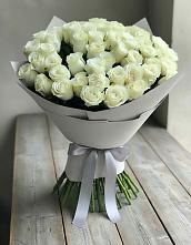Букет 35 Белых роз в Верхнекундрюческой