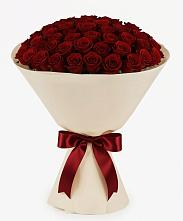 Букет 101 Бордовая роза Блэк Бакарра в Верхнекундрюческой