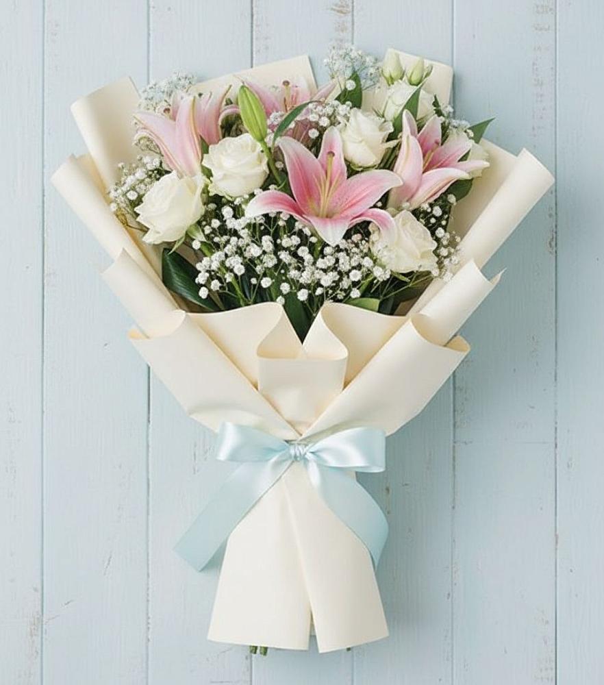 Букет цветов из: Лилии в Верхнекундрюческой