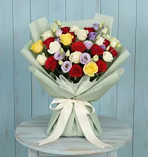 Букет цветов из:  Розы в Верхнекундрюческой