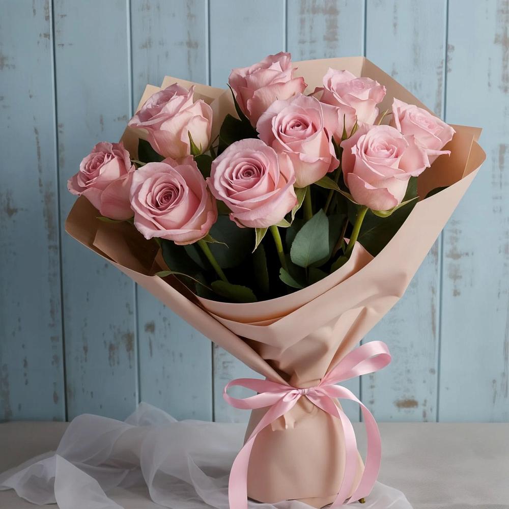 Букет цветов из: Розы в Верхнекундрюческой