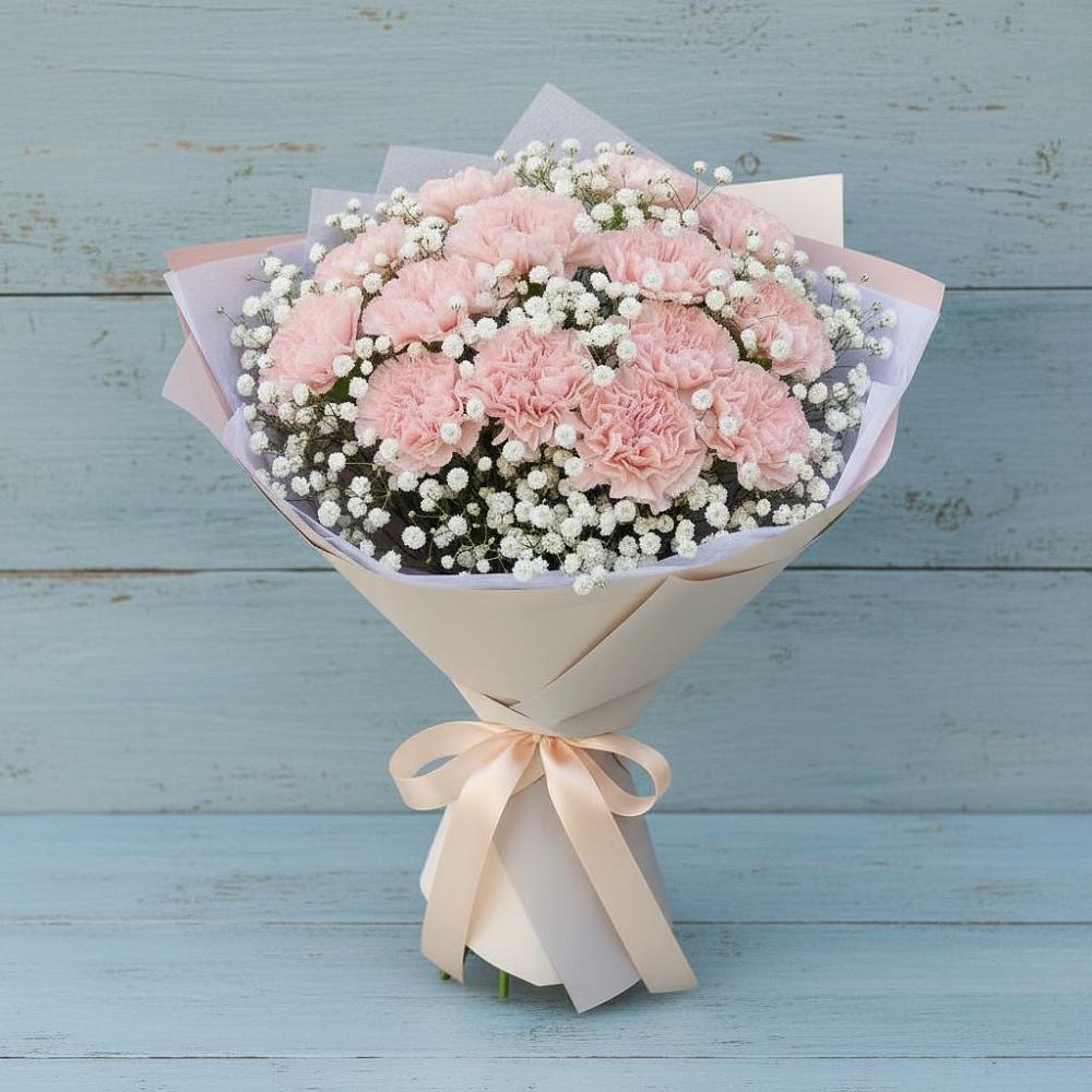 Букет цветов из: Гвоздики в Верхнекундрюческой