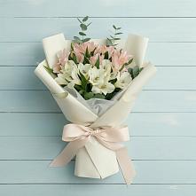 Букет цветов из:  Альстромерии в Верхнекундрюческой