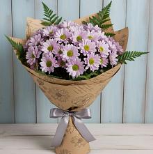 Букет цветов из:  Хризантемы #REPLACE_PRED# Верхнекундрюческой