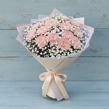 Букет цветов из:  Гвоздики в Верхнекундрюческой
