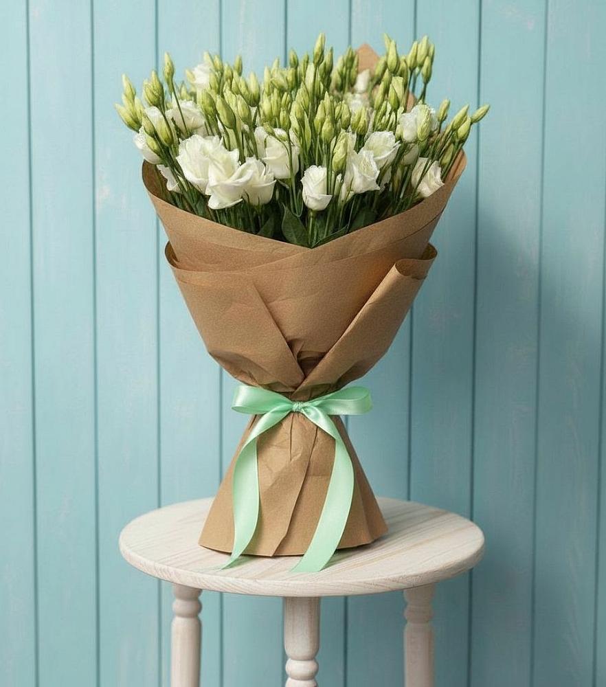 Букет цветов из: Лизиантусы в Верхнекундрюческой