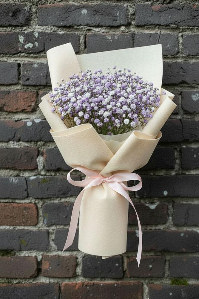 Букет цветов из: Гипсофила в Верхнекундрюческой