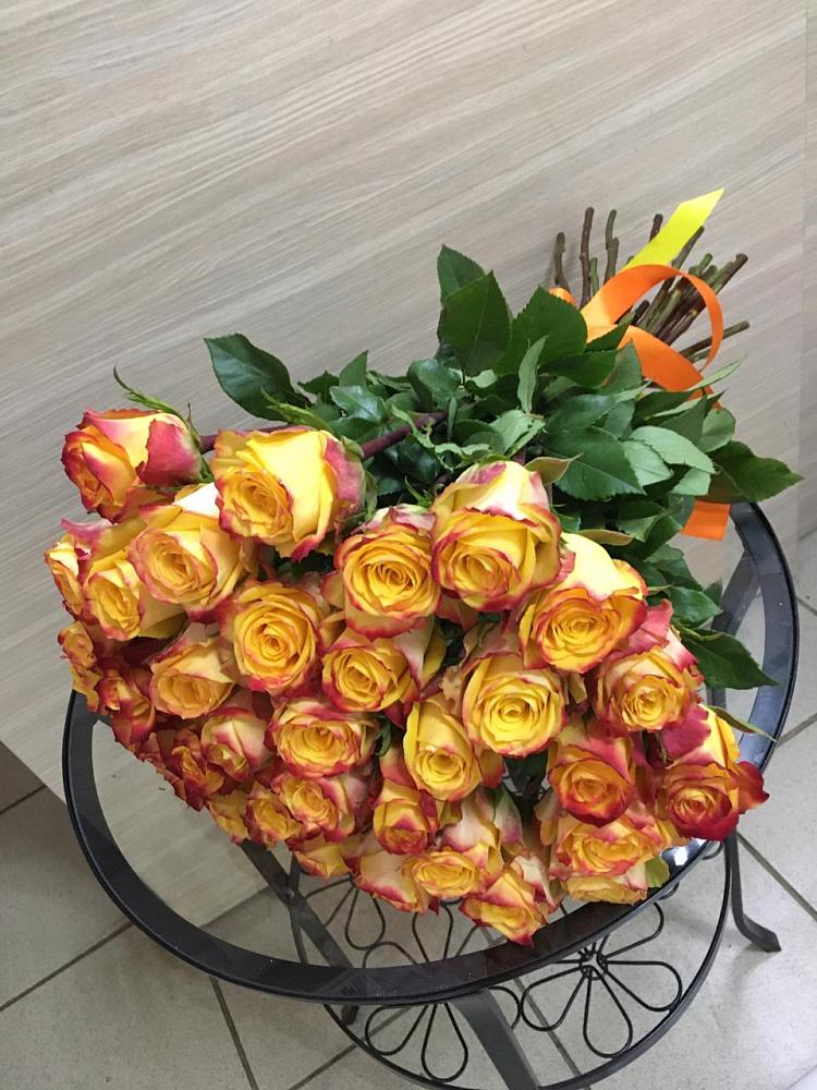 Букет Желтые розы в Верхнекундрюческой