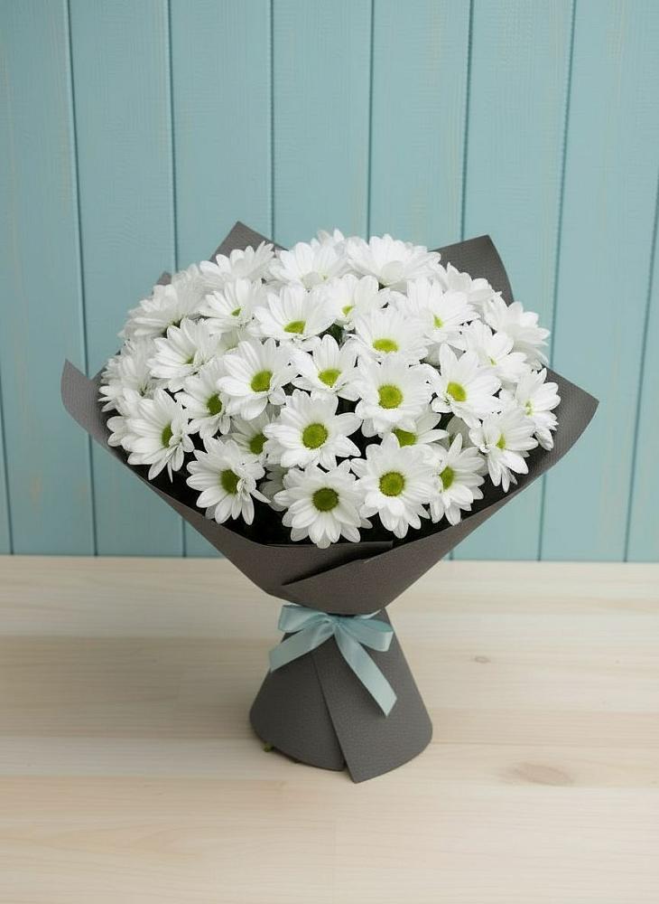 Букет цветов из: Хризантемы в Верхнекундрюческой