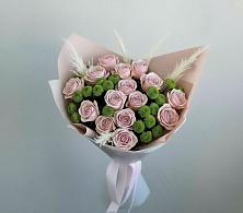 Букет цветов из:  Розы и Хризантемы в Верхнекундрюческой