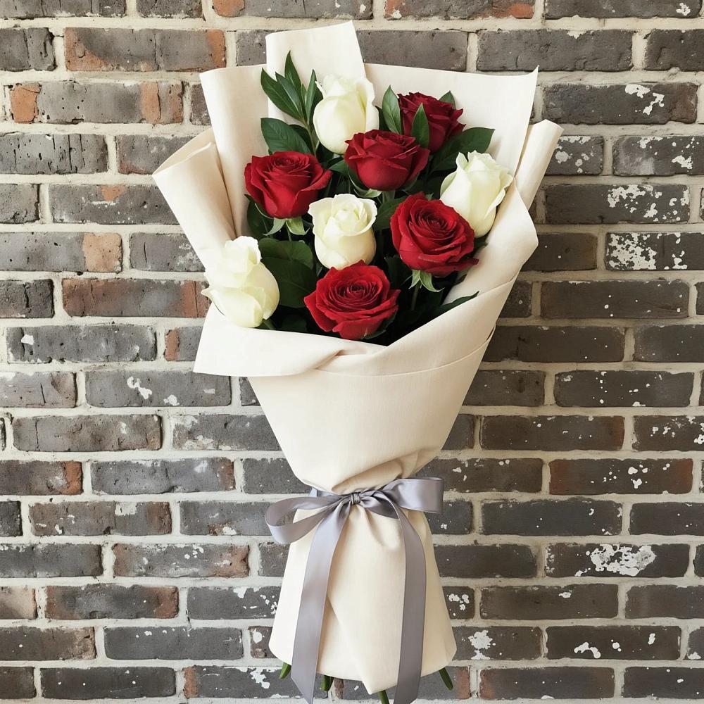 Букет цветов из: Розы в Верхнекундрюческой