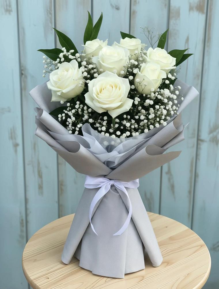 Букет цветов из: Розы в Верхнекундрюческой