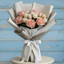 Букет цветов из:  Розы в Верхнекундрюческой