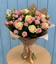 Букет цветов из:  Розы в Верхнекундрюческой