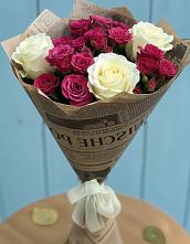 Букет цветов из:  Розы в Верхнекундрюческой