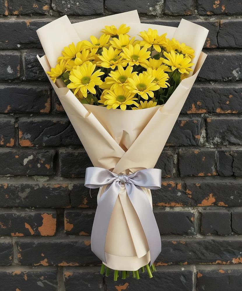 Букет цветов из: Хризантемы в Верхнекундрюческой