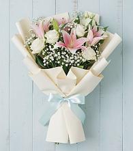Букет цветов из:  Лилии в Верхнекундрюческой