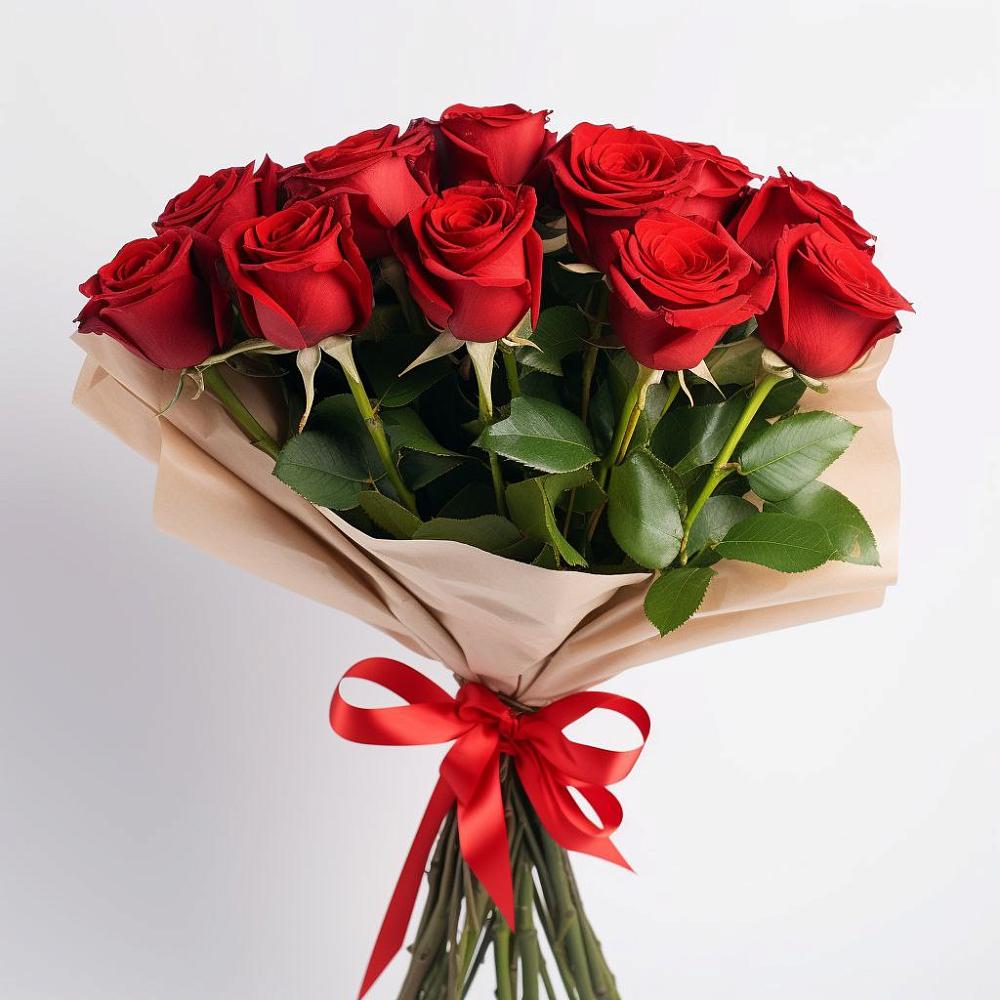 Букет 11 Красных роз Эдлесс Лав в Верхнекундрюческой