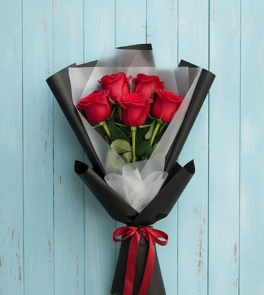 Букет цветов из: Розы в Верхнекундрюческой